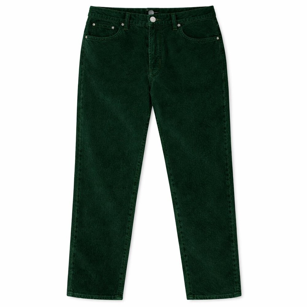 American Eagle Outfitters Super Stretch Green Corduroy Mom Jeans Women’s Size 4